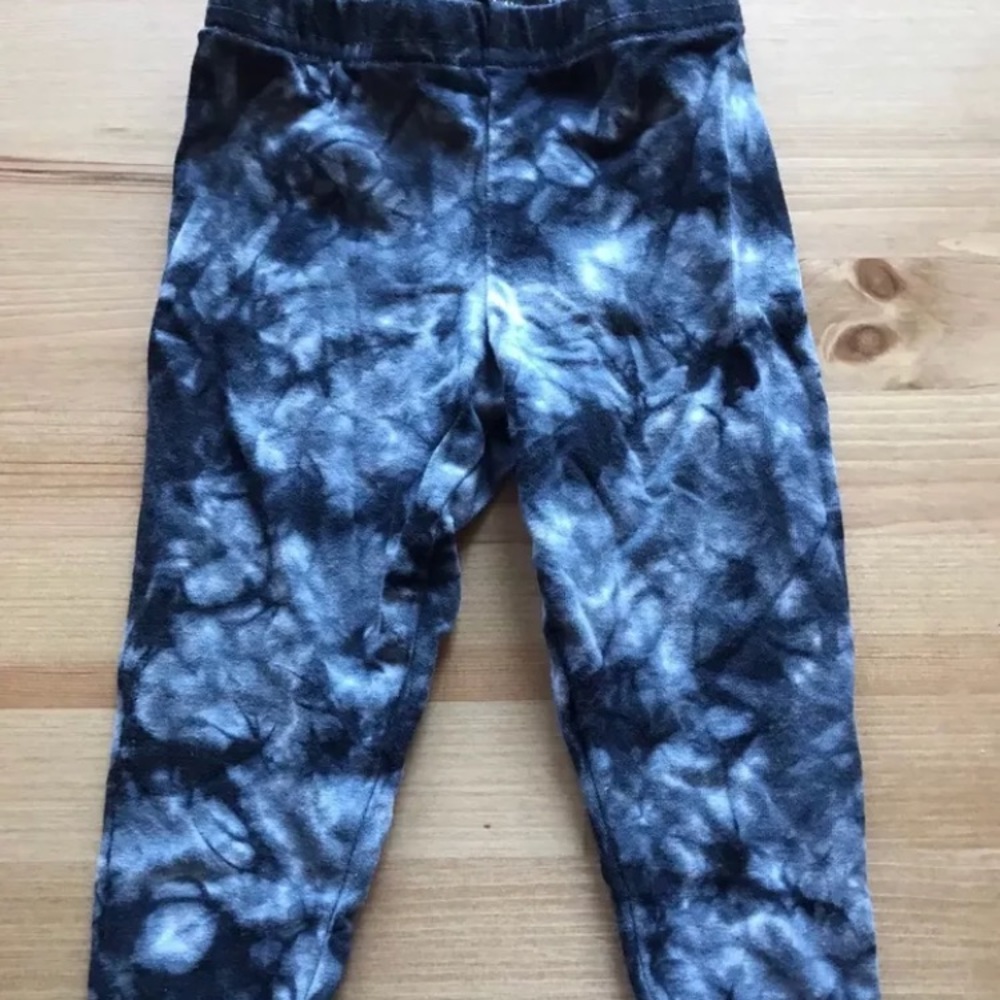 Chocolate Milke Black Tie Dyed Leggings